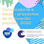 Convocatoria a Ideas-Proyectos de Innovación Popular 2022